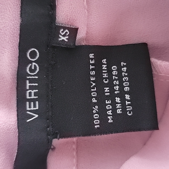 Womens Vertigo Pink Blush Drop Crotch Pants. Size XS. - Picture 5 of 8